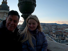 Eliza Eves gets her pussy filled with sticky sperm in pov