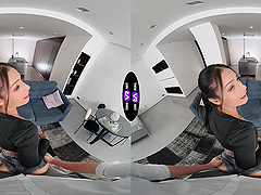 Brunette Breiny Zoe rides cock in reverse cowgirl and other positions