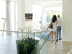 Babe Gracie Glam fucks with her boyfriend in an intense anal scene.