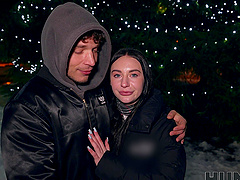 Skinny teen Emma Evans rides cock in reverse cowgirl