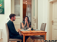 Brunette czech beauty Asandra Dewy gets fucked by her husband