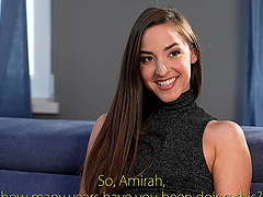 Amirah Adara, the cock-hungry hungarian porn star, in hot lingerie action.