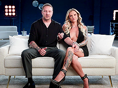 Isiah Maxwell and Anastasia Shades in hot interracial action