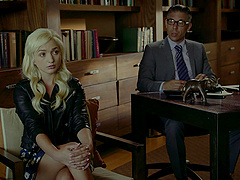 Eliza Jane rides Mick Blue’s cock in reverse cowgirl