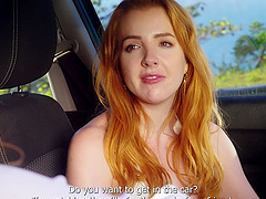 Two redheads, scarlett and jia, have a hot lesbian sex