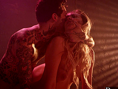 Addie Andrews enjoys sensual sex with her boyfriend in cowgirl