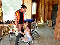 Skinny brunette Sia Wood gets fucked in pov by Jack Vegas