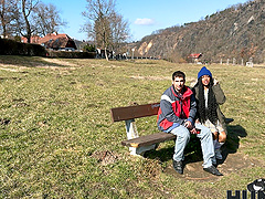 Couple fucked in the car by Vicky Menage