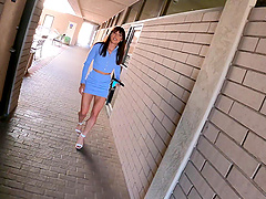 Skinny brunette Sophia Sultry rides cock in reverse cowgirl pov