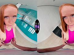 Redhead beauty Holly Molly enjoys passionate sex with her boyfriend