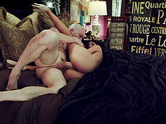 Heather Vahn, the girl with a fantasy, shares intimate moments in high heels.