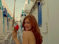 Redhead hottie Jia Lissa enjoys sensual sex with her boyfriend
