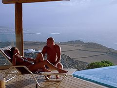 A busty beauty, Liya Silver, gets fucked by her scout in high heels.