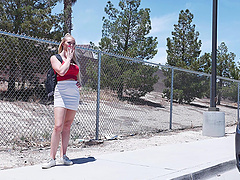 Marcus London and Paisley Porter make love in a steamy miniskirt scene.