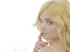 A cute woman in sexy lingerie Lolly Small has sex with her boyfriend