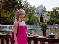 Skinny babes Angel Emily and Christian Clay get their asses gapped.