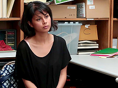 Penelope Reed gets Filthy Rich in the office with her stunning natural 34b curves.