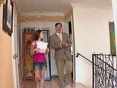 Asian vixen Mika Sparx indulges in a steamy affair with her partner