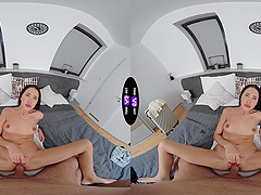 Teen Alyssa's juicy booty gets pounded in steamy positions