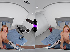 Redheaded Russian teen Lucianna loves getting fucked in every position