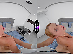 Redheaded Russian teen Lucianna loves getting fucked in every position