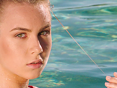 Joss and Alecia's raunchy escapade under the sun