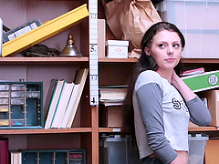 Megan Sage and her slender curves in skimpy lingerie join Justin Magnum for a mind-blowing blowjob