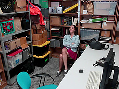 Brunette babe Karlee Grey seduces Marcus in an office tryst