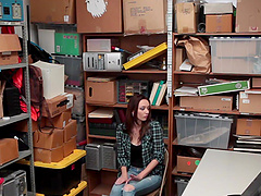 Office hotties Justin & Avery: Clothed Couple Passion