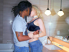 Blondie Alix and slick Diggler share a massive BBC in wild positions