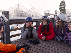 Russians go wild in steamy teen orgy