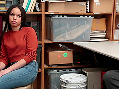 Tasty Latina and her lover in a steamy office tryst