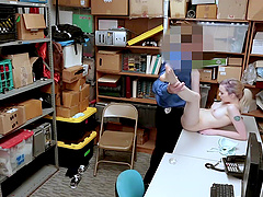 Sexy Jack and Lexi indulge in a steamy BJ session amidst the office buzz
