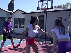 Smooth moves in a steamy foursome with Julie Kay and Maya Kendrick