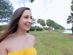 Curvaceous Ashley & studly Juan explore oil-slicked pleasures with her big naturals and shaven mound