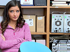 White Chad & curvy Em, naughty deeds in an officiaaaaah