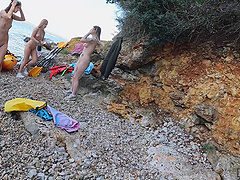 Teen hotties Kristina & Melonie indulge in steamy outdoor lesbo action