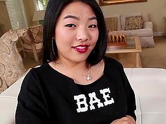Asian Nari craves raw action in her tight anal while showing off chubby curves
