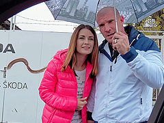 Teens with ink and curves, Czech delight in action