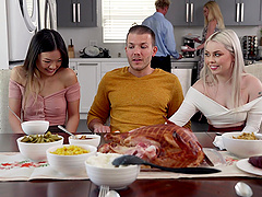 Asian stunners Codey Steele & Lulu Chu join Clarke Kent for a steamy FFM threesome