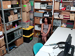 Naughty Latina Nia and Wrex in a steamy office rendezvous