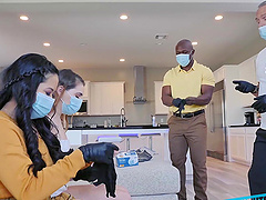 Big-titted sirens crave Marcus's BBC in a wild threesome