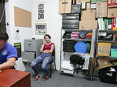 Natalie's luscious lips wrap around Peter's throbbing member in a steamy office encounter