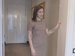 Teen Mina's naturally tantalizing tatas & smooth, inked skin