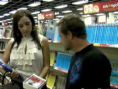 Vannah Sterling sucks a schlong before taking it in her shaved cooch