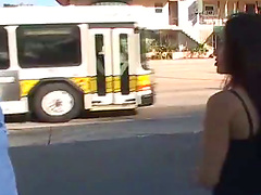 Stunning Brunette Gets Hammered