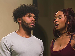 Avery and Tommy's wild night: Ebony anal bliss with Tony