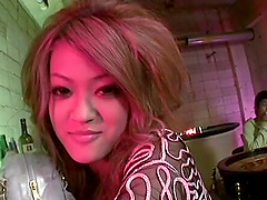 Japan's Ann Umemiya indulges in a steamy session with toys and a powerful vibe