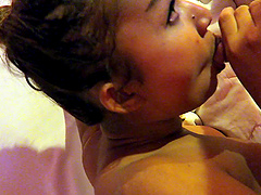 Asian cutie craves chubby cock in private POV film