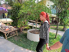 Asian amateur couple delivers steamy POV blowjob action in a raw Thai reality